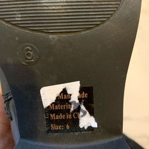 Leather thigh high boots